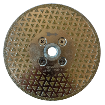 TARCZA DIAMENTOWA SZLIFOWANIE CIĘCIE CERAMIKI 125mm M14 GTOOLS GT-GFL125