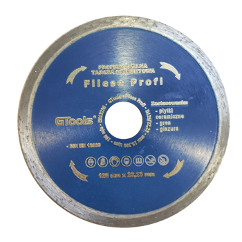 Tarcza diamentowa GTools GT-FP125/22,23
