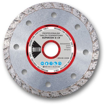 Tarcza diamentowa 250 mm Gtools Superior G19 TURBO HTB250