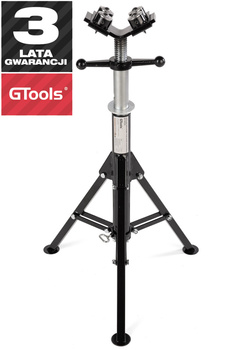 Stojak rolkowy pod rury, podpórka GTOOLS GT 1472C 1-12"