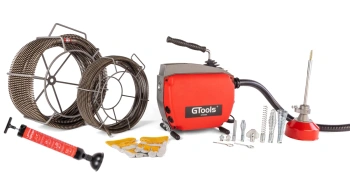 Przepychacz do rur kanalizacji  G-TOOLS 150A 8/16/22mm + Rothenberger ROPUMP