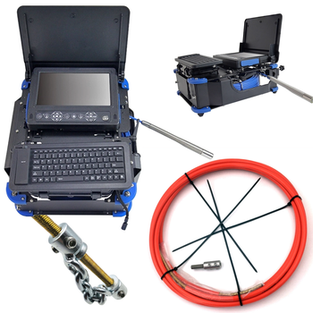 Kamera inspekcyjna, Endoskop GTools GT-Cam 23 SL +17 HD + przepychacz do czyszczenia i frezowania kanalizacji cordFLEX 8-10