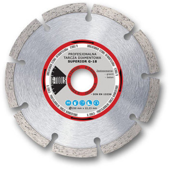 Tarcza diamentowa zgrzewana GTools Superior G18 HSB250