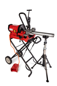 Zestaw do gwintowania i rowkowania GTools Gwinciarka do rur 3'' GTronic 3 + rowkarka Gtools 2 - 6"