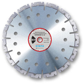 Tarcza diamentowa laserowa GTools Superior G16 LCW350 - segment typu W